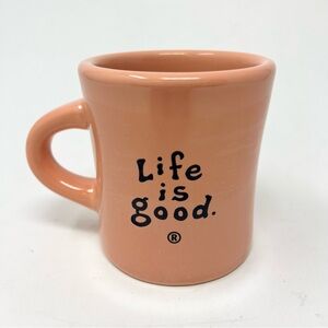 Life Is Good Coral Mug Quote - Do What You Like - Like What You Do